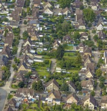 Aerial view, Isenbecker Hof colliery housing estate with Ludwig-Isenbeck-Straße, Albert-Funk-Straße
