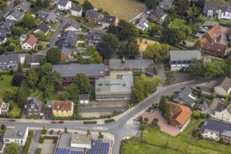 Aerial photo, Alfred-Delp-Schule in the district Westtünnen in the district Rhynern in Hamm, Ruhr