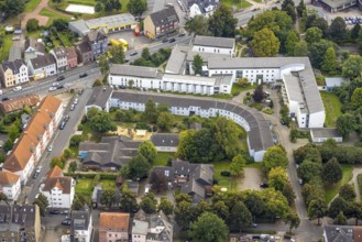 Aerial view, Caritas retirement home and nursing home St. Vinzenz-Vorsterhausen in the district