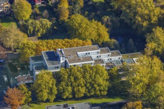 Aerial photograph, Hamm Regional Labour Court in the Mitte district of Hamm, Ruhr area, North