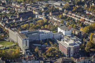 Aerial view, Ev. Krankenhaus Hamm und Klinik für Kinder- und Jugendchirurgie im Stadtteil Mitte in