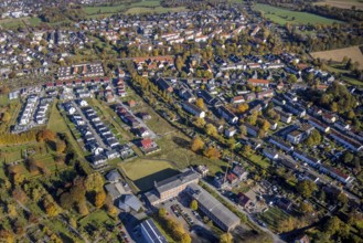 Aerial view, development area Auf dem Beisenkamp in the district Mitte in Hamm, Ruhr area, North