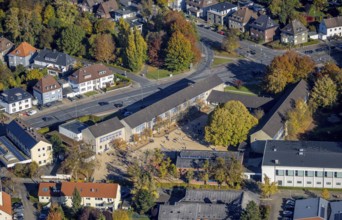 Aerial photo, Bodelschwinghschule in the Mitte district of Hamm, Ruhr area, North Rhine-Westphalia,