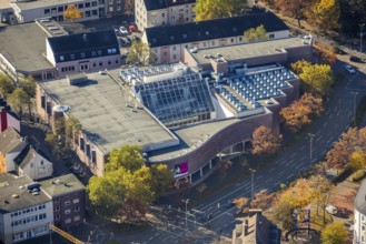 Aerial view, Gustav-Lübcke-Museum in the district Mitte in Hamm, Ruhr area, North Rhine-Westphalia,