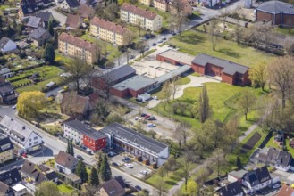 Aerial view, district centre Hamm-Norden, Bockum-Hövel, Hamm, Ruhr area, North Rhine-Westphalia,