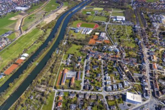 Aerial view, Maximare Erlebnistherme Bad Hamm, Sports Centre Hamm-Ost with Jahnstadion,