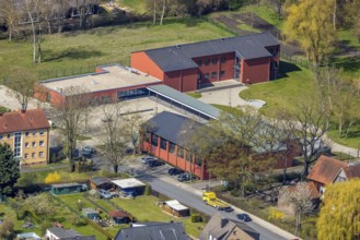 Aerial view, district centre Hamm-Norden, Bockum-Hövel, Hamm, Ruhr area, North Rhine-Westphalia,
