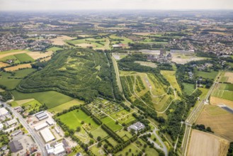 Aerial view, CreativRevier Heinrich Robert, former Ost Heinrich Robert mine, Kissinger Höhe and