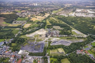 Aerial view, CreativRevier Heinrich Robert, former Ost Heinrich Robert mine, Kissinger Höhe 2 /