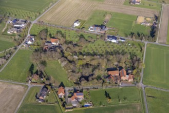 Aerial photograph, Otmar Alt Foundation, Uentrop, Hamm, Ruhr area, North Rhine-Westphalia, Germany,