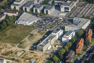 Aerial view, Hamm-Lippstadt University of Applied Sciences, university campus, SCI:Q Science