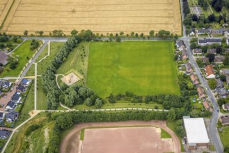Aerial view, residential park Schulze-Everding, Bockum-Hövel, Hamm, Ruhr area, North