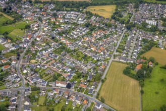 Aerial view, aerial view Braam-Ostwennemar, workers' housing estate Ostwennemar, Uentrop, Hamm,