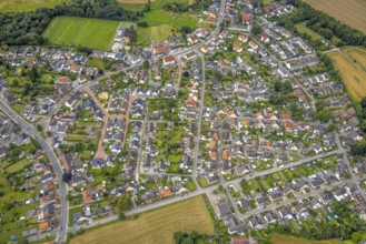 Aerial view, aerial view Braam-Ostwennemar, workers' housing estate Ostwennemar, Uentrop, Hamm,