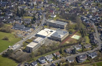 Construction site and new building Awo Mint-Kindergarten, Freudenberg Comprehensive School and