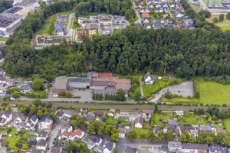 Aerial view, Frömag Maschinenfabrik GmbH and Schmallenbach-Haus Seniorensiedlung in