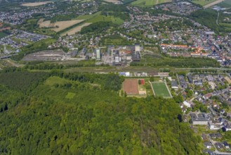 Aerial view, New Westerholt Colliery, Hassel, Gelsenkirchen, Ruhr area, North Rhine-Westphalia,