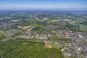 Aerial view, New Westerholt Colliery, Hassel, Gelsenkirchen, Ruhr area, North Rhine-Westphalia,