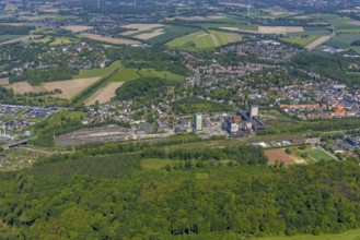 Aerial view, New Westerholt Colliery, Hassel, Gelsenkirchen, Ruhr area, North Rhine-Westphalia,