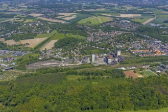 Aerial view, New Westerholt Colliery, Hassel, Gelsenkirchen, Ruhr area, North Rhine-Westphalia,
