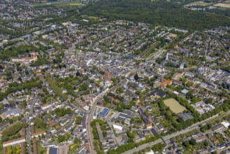 Aerial view, main centre Buer, retail centre, Buer, Gelsenkirchen, Ruhr area, North