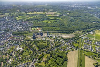 Aerial view, New Westerholt Colliery, Hassel, Gelsenkirchen, Ruhr area, North Rhine-Westphalia,