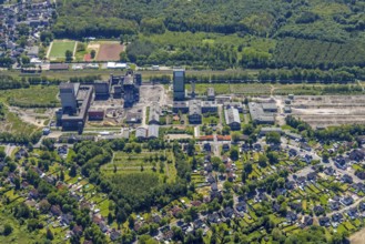 Aerial view, New Westerholt Colliery, Hassel, Gelsenkirchen, Ruhr area, North Rhine-Westphalia,