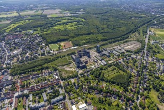 Aerial view, New Westerholt Colliery, Hassel, Gelsenkirchen, Ruhr area, North Rhine-Westphalia,