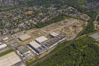 Aerial view, Schalker Verein, Gelsenkirchen-Bulmke-Hüllen, Gelsenkirchen, Ruhr area, North