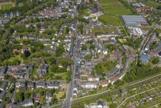 Aerial view, Bismarck shopping centre, Bismarckstraße Nord/Consol, retail centre,