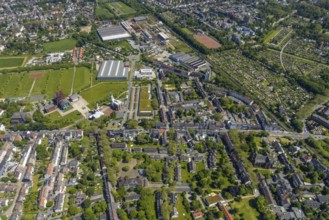 Aerial view, Bismarck shopping centre, Bismarckstraße Nord/Consol, retail centre,