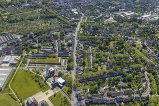 Aerial view, Bismarck shopping centre, Bismarckstraße Nord/Consol, retail centre,