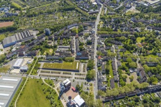 Aerial view, Bismarck shopping centre, Bismarckstraße Nord/Consol, retail centre,