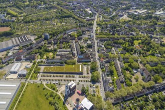 Aerial view, Bismarck shopping centre, Bismarckstraße Nord/Consol, retail centre,
