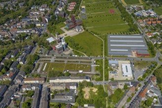 Aerial view, Bismarck shopping centre, Bismarckstraße Nord/Consol, retail centre,