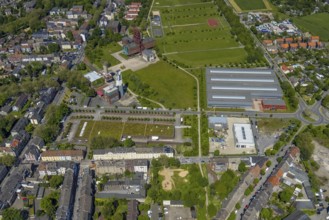 Aerial view, Bismarck shopping centre, Bismarckstraße Nord/Consol, retail centre,