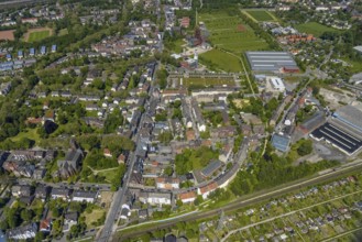 Aerial view, Bismarck shopping centre, Bismarckstraße Nord/Consol, retail centre,