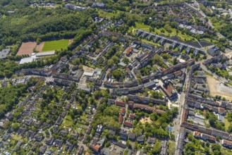 Aerial view, supplementary location retail centre, Bochumer Straße, Wissenschaftspark Gelsenkirchen