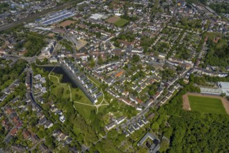 Aerial view, supplementary location retail centre, Bochumer Straße, Wissenschaftspark Gelsenkirchen