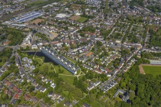 Aerial view, supplementary location retail centre, Bochumer Straße, Wissenschaftspark Gelsenkirchen