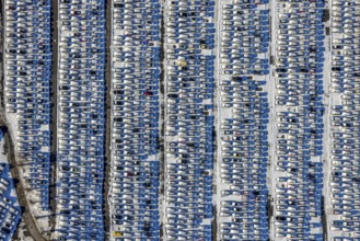 Aerial photo, CAT Automobillogistik Essen, Essen-Katernberg, Essen, Ruhr area, North