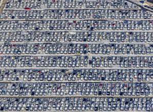 Aerial photo, CAT Automobillogistik Essen, Essen-Altenessen, Essen, Ruhr area, North