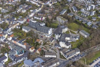 Aerial view, Kliniken Essen Mitte - Evangelisches Krankenhaus Essen-Werden, St. Josef Krankenhaus