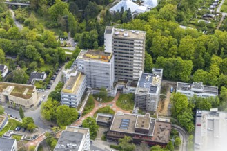 Aerial view, University Hospital Essen, Medical Centre, Institute Group I, Essen-Holsterhausen,