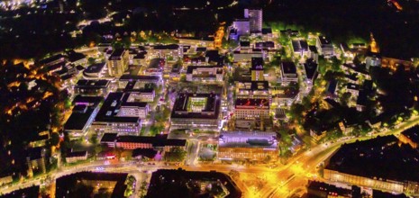Aerial photograph, University Hospital Essen, Essen-Holsterhausen, Essen, Ruhr area, North