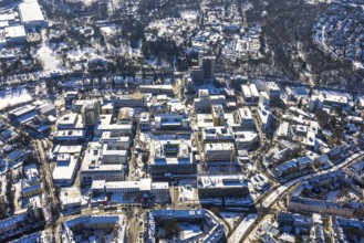 Aerial view, University of Duisburg-Essen, University Hospital, Essen-Rüttenscheid, Essen, Ruhr
