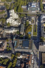 Aerial view, City-Wohnanlage Weißer Riese am Fritz-Rahkob-Platz in the Altstadt district of