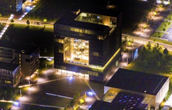 Aerial view, thyssenkrupp Quarter, Altendorf, Essen, Ruhr area, North Rhine-Westphalia, Germany,