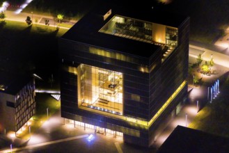 Aerial view, thyssenkrupp Quarter, Altendorf, Essen, Ruhr area, North Rhine-Westphalia, Germany,