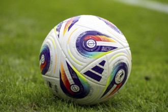 Symbolic image 3rd league 2025/26 (Germany, Football) : Close-up of the match ball Adidas W EURO25